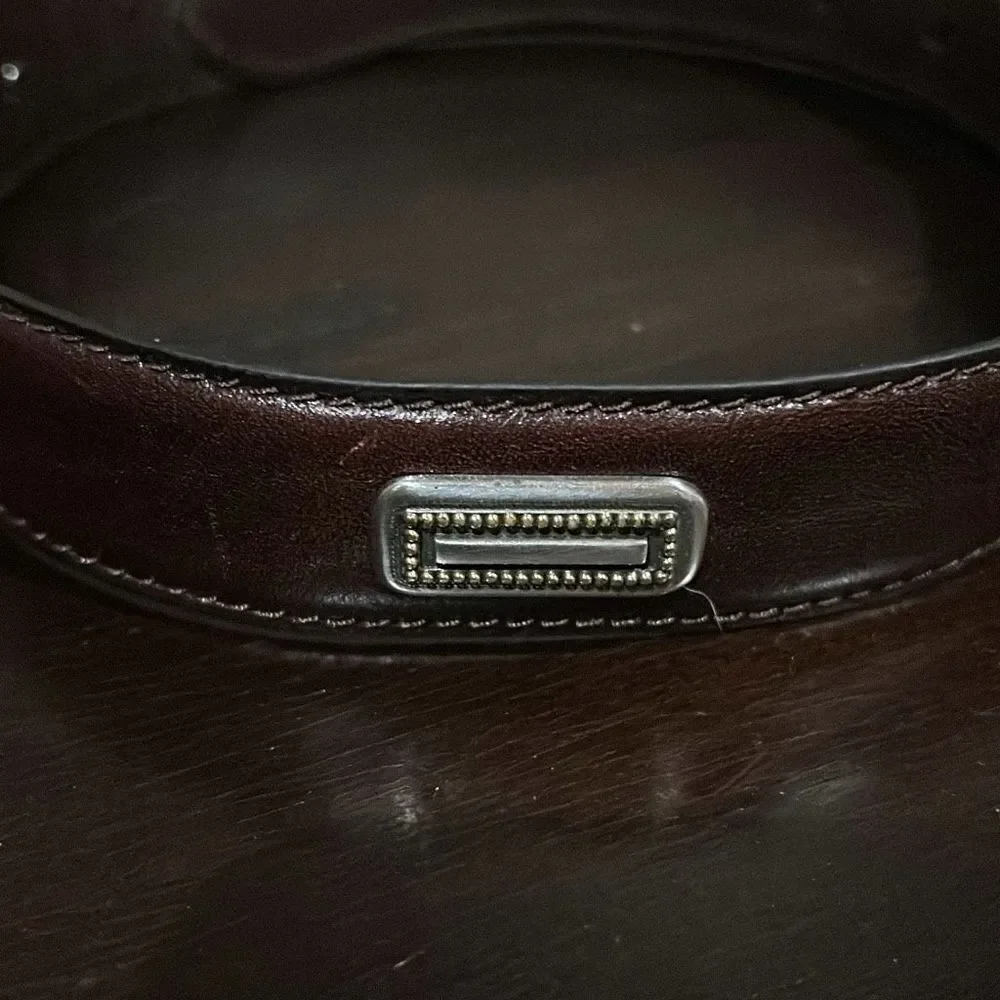 Vintage Fossil Men’s Brown Leather Western Cowboy Belt 40”